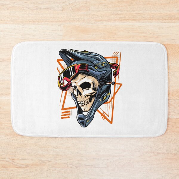 Item preview, Motocross Skull with Helmet designed and sold by TADYSHOP.