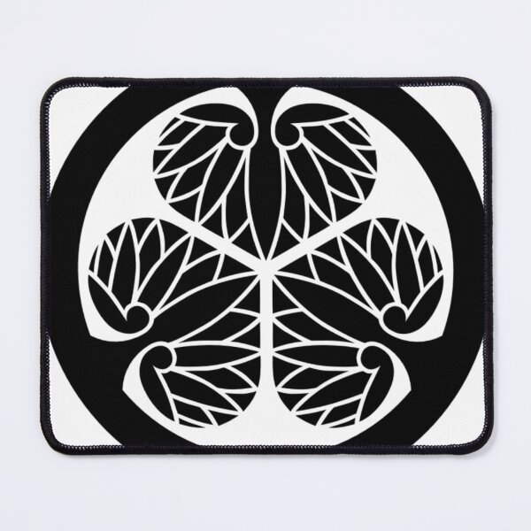 Item preview, Japanese Kamon Tokugawa "Mitsuba-Aoi" designed and sold by MEG-mon.