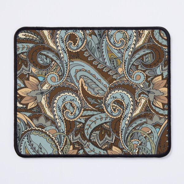 Item preview, Blue, Brown, and Beige Paisley Design designed and sold by GypsyGarou.