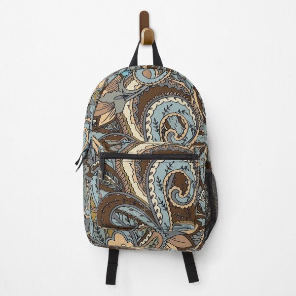 Item preview, Blue, Brown, and Beige Paisley Design designed and sold by GypsyGarou.