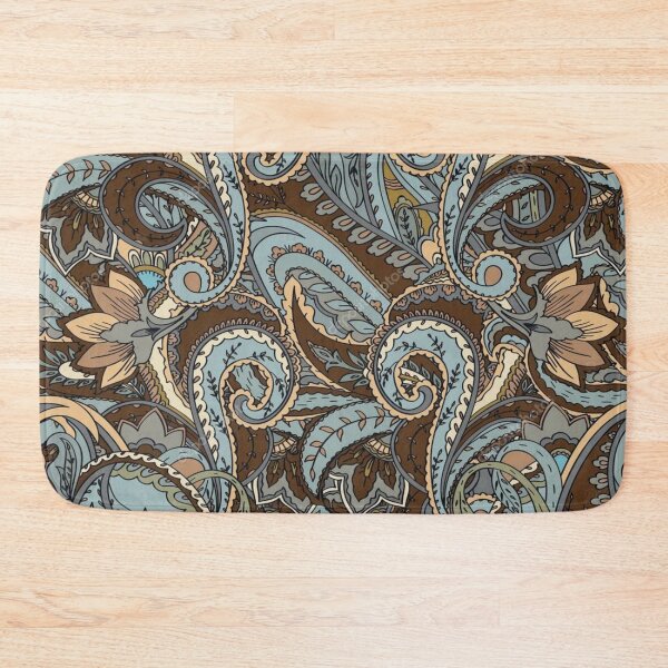 Item preview, Blue, Brown, and Beige Paisley Design designed and sold by GypsyGarou.