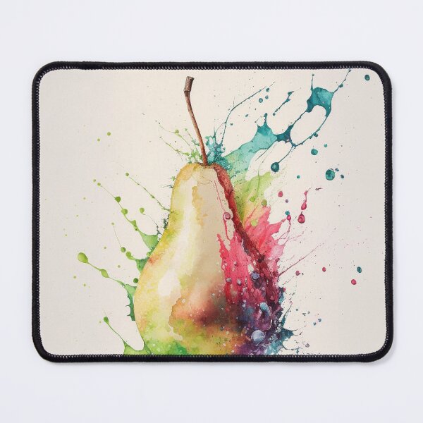 Item preview, Watercolor Splash Pear designed and sold by Ajolan.