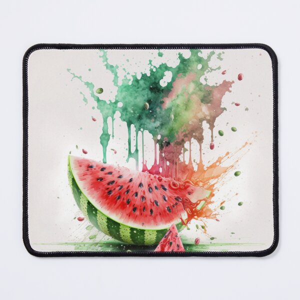 Item preview, Watercolor Splash Watermelon designed and sold by Ajolan.