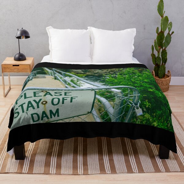 Item preview, Button Rock Preserve dam landscape river designed and sold by chillbilldill.