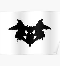 Rorschach Inkblot Poster