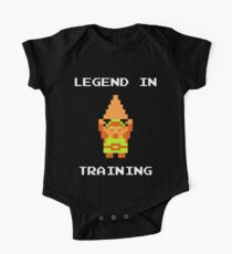 "Legende im Training" Zelda inspiriert Strampelanzug Baby Body Kurzarm