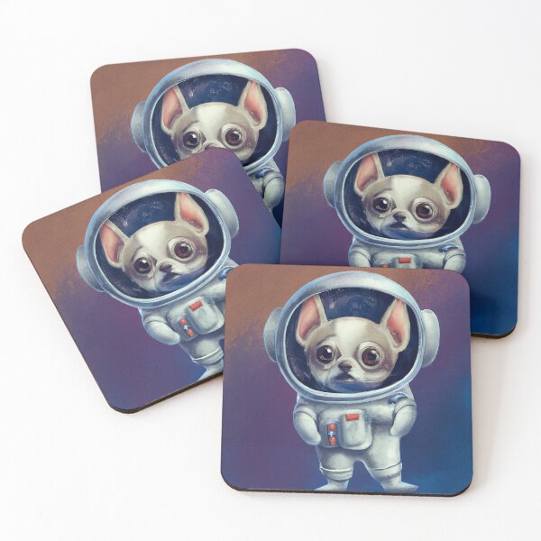 Item preview, Cute Chihuahua Astronaut Exploring Space, Looking for a Snack designed and sold by RER Creative.