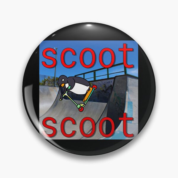Item preview, scoot scoot at the skate park(pingu) designed and sold by CJsRandoms.