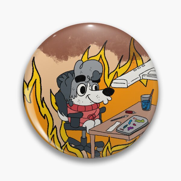 Item preview, This is fine, scoob designed and sold by CraftyDogMinis.
