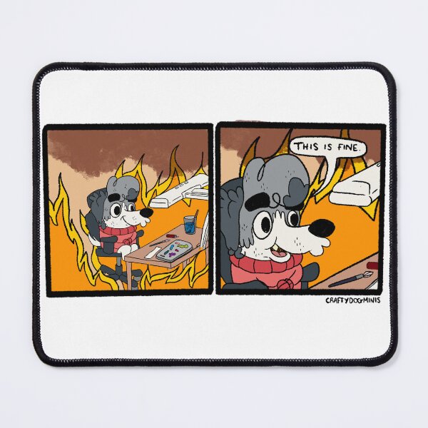 Item preview, This is fine, scoob designed and sold by CraftyDogMinis.