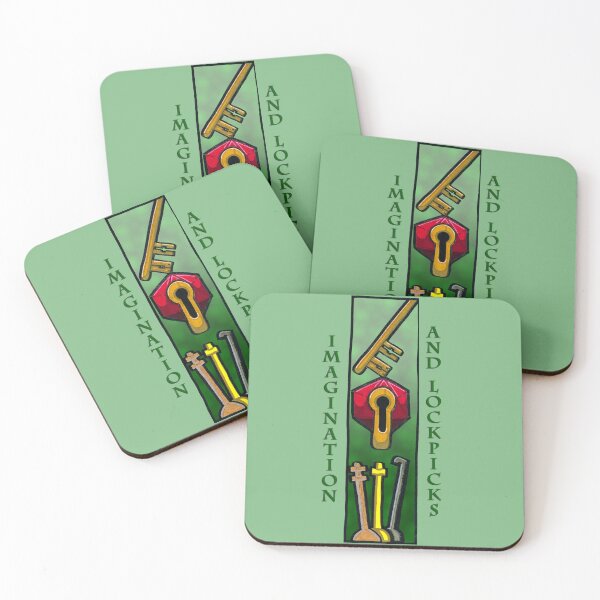 Item preview, Imagination and Lockpicks designed and sold by dragonwriterart.