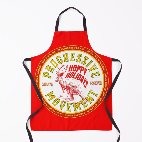 Item preview, PMD00163 Progressive Movement Designs Roo Deer Hoppy Holidays with political goals design for Aussie progressives in or out of Australia designed and sold by ProgressiveLeft.
