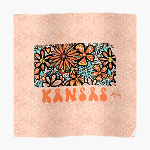 "Kansas State Design Artist Designed Illustration Featuring Kansas