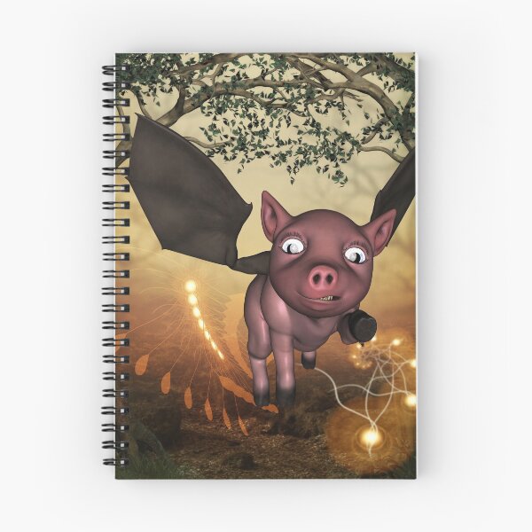 Item preview, Funny little piglet with wings designed and sold by nicky2342.