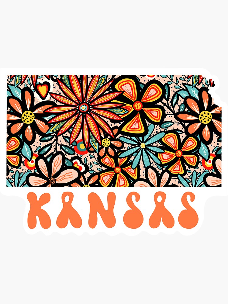 "Kansas State Design Artist Designed Illustration Featuring Kansas