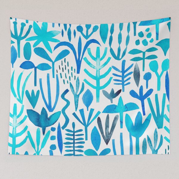 Item preview, Abstract Watercolor Flower Pattern designed and sold by stylebytara.