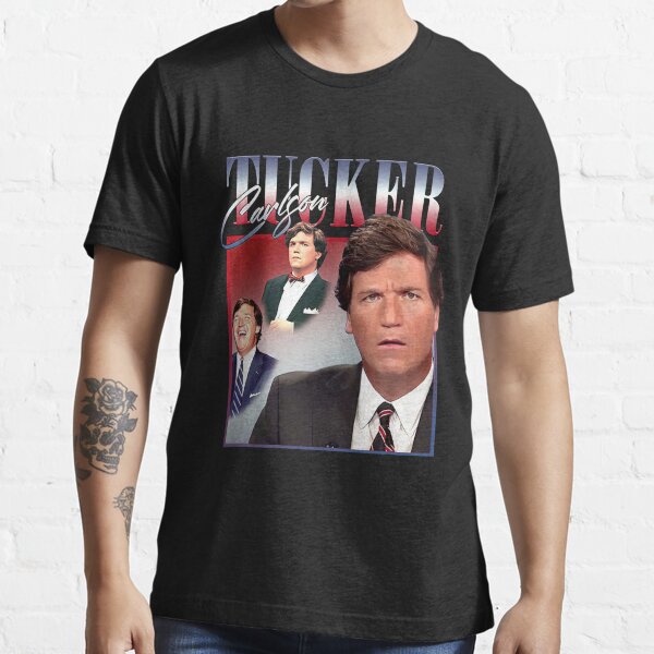 tucker carlson face t shirt
