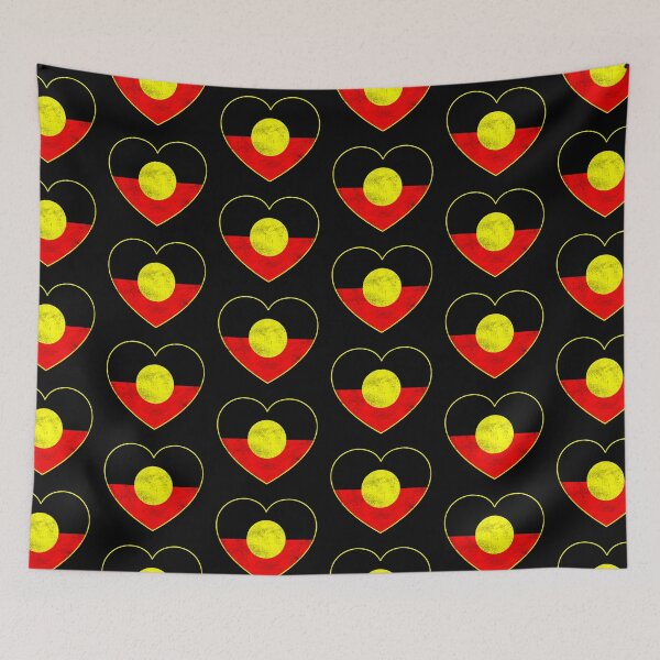 Item preview, Indigenous Heart [Worn Look] designed and sold by politicalamity.