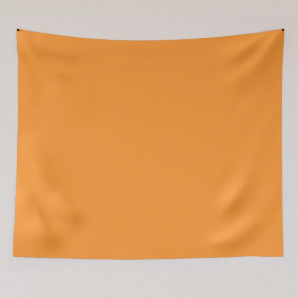 Item preview, PLAIN  SOLID DEEP SAFFRON - OVER 100 ORANGE SHADES ON OZCUSHIONS designed and sold by ozcushions.