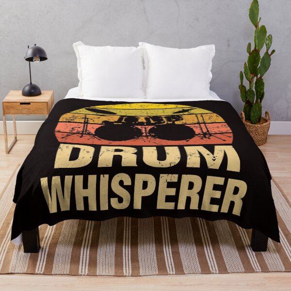 Item preview, Drum Whisperer Retro Intrument Drummer Drumming Lover Music Band designed and sold by Buyeseoshop.