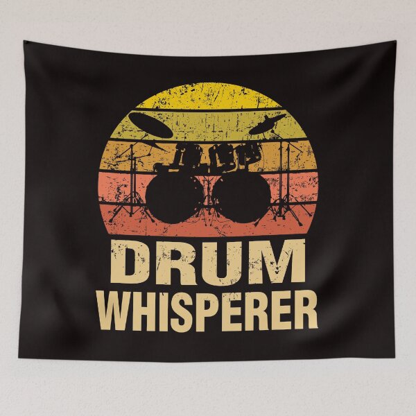 Item preview, Drum Whisperer Retro Intrument Drummer Drumming Lover Music Band designed and sold by Buyeseoshop.