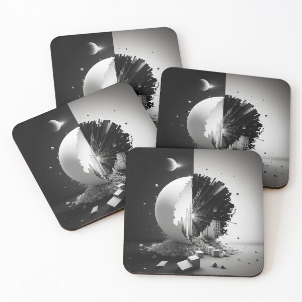 Item preview, Life in Black and White City Parse designed and sold by AICreateWorlds.