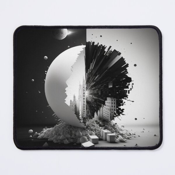 Item preview, Life in Black and White City Parse designed and sold by AICreateWorlds.