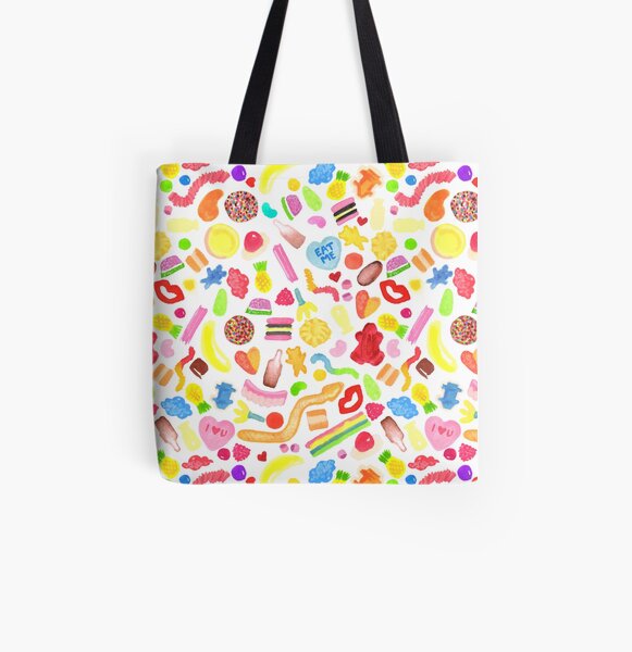 Mixed Lollies All Over Print Tote Bag