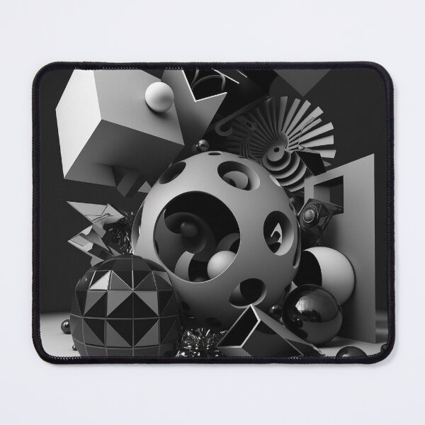 Item preview, Living Life in Black and White Abstract Art designed and sold by AICreateWorlds.