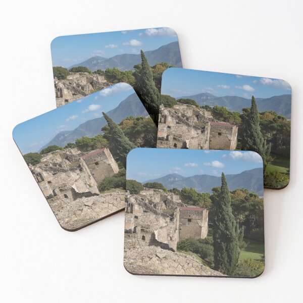 Item preview, A Fine Italian Afternoon - Ancient Pompeii Ruins From a Verdant Park designed and sold by Georgia Mizuleva.