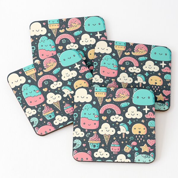 Item preview, Cute Doodles Pattern designed and sold by Ajolan.