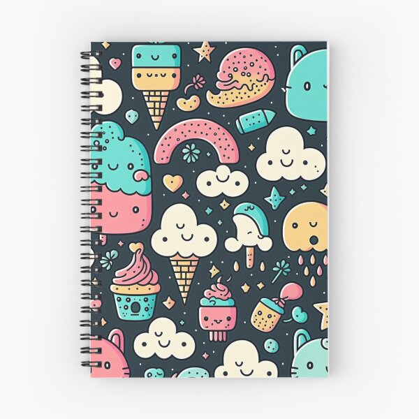 Item preview, Cute Doodles Pattern designed and sold by Ajolan.