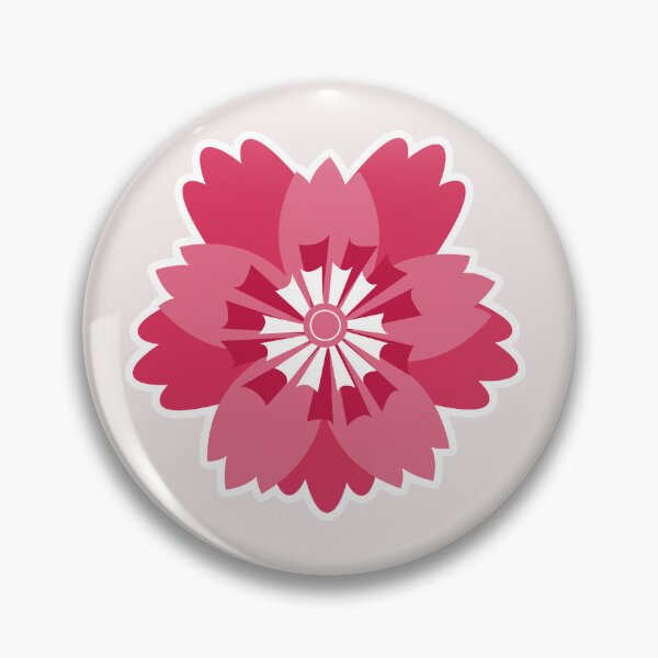 Item preview, Flower sticker, Sticker summer Blossom Red designed and sold by Createya.