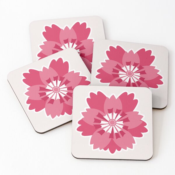 Item preview, Flower sticker, Sticker summer Blossom Red designed and sold by Createya.