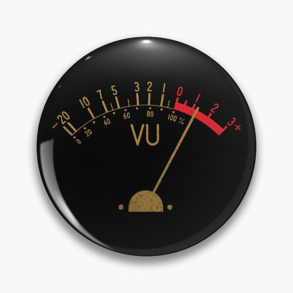 Item preview, Vintage VU Meter Light (distressed white) designed and sold by siggyspatsky.