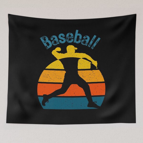 Item preview, Vintage Baseball, Baseball, baseball fan, baseball player, I love baseball, baseball league, baseball mom, baseball dad, retro sunset, vintage sunset baseball, MLB, major league baseball designed and sold by CreativeBuys.