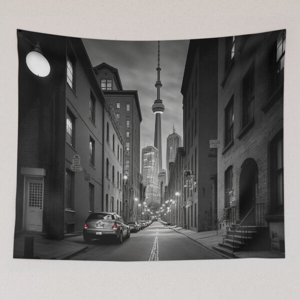 Item preview, Life in Black and White Toronto Ontario designed and sold by AICreateWorlds.