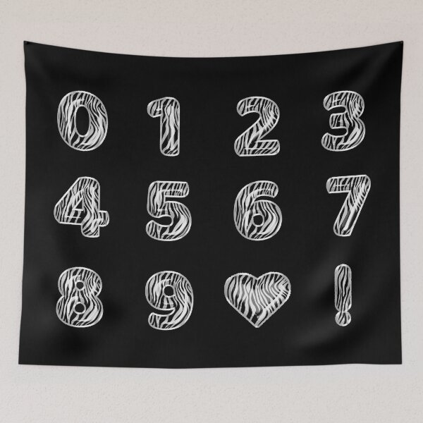 Item preview, zebra pattern number designed and sold by REApparelCo.