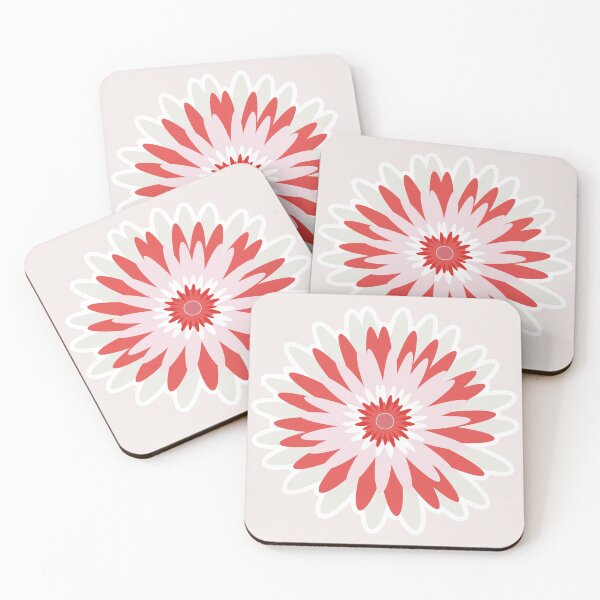 Item preview, Flower sticker, Sticker summer Blossom red and pink designed and sold by Createya.