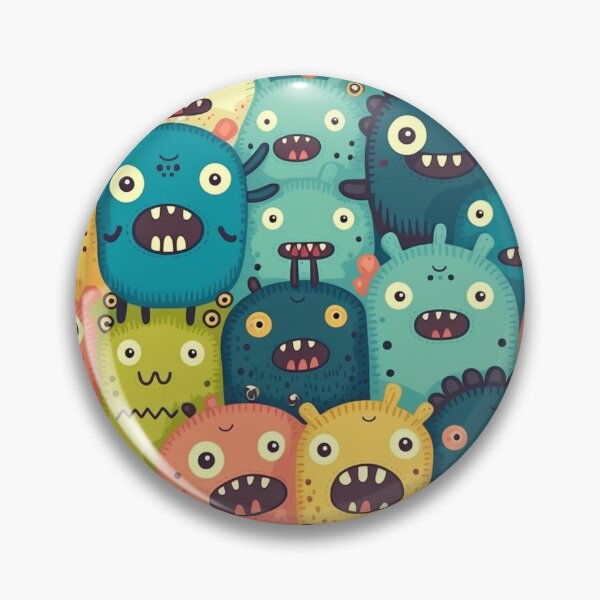 Artikelvorschau, Cute Monster Pattern entworfen und verkauft von Ajolan.