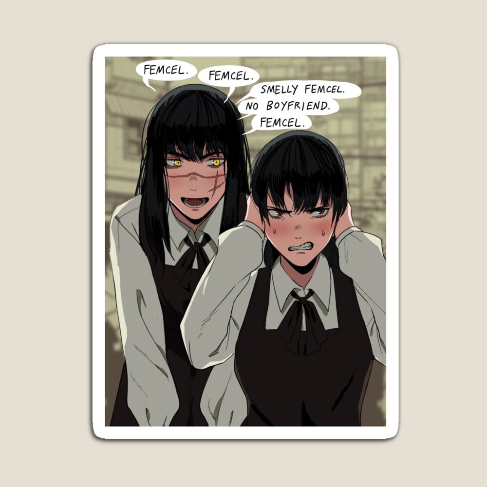 Smelly Femcel Yoru Magnet for Sale by memphoo | Redbubble