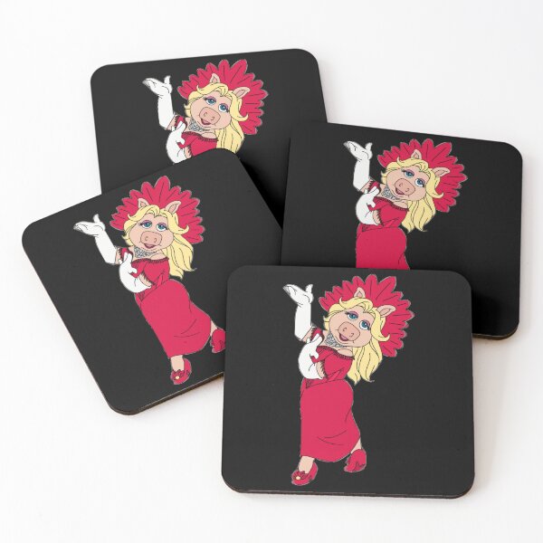 Item preview, Fictional Miss Characters Piggy  Funny Fans designed and sold by WilsonEsparza.