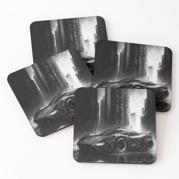 Item preview, Life in Black and White Supercar designed and sold by AICreateWorlds.