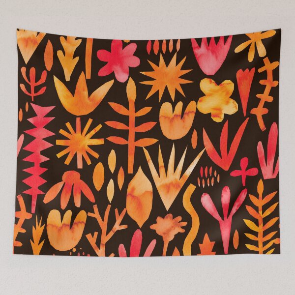 Item preview, Abstract Watercolor Flower Pattern designed and sold by stylebytara.