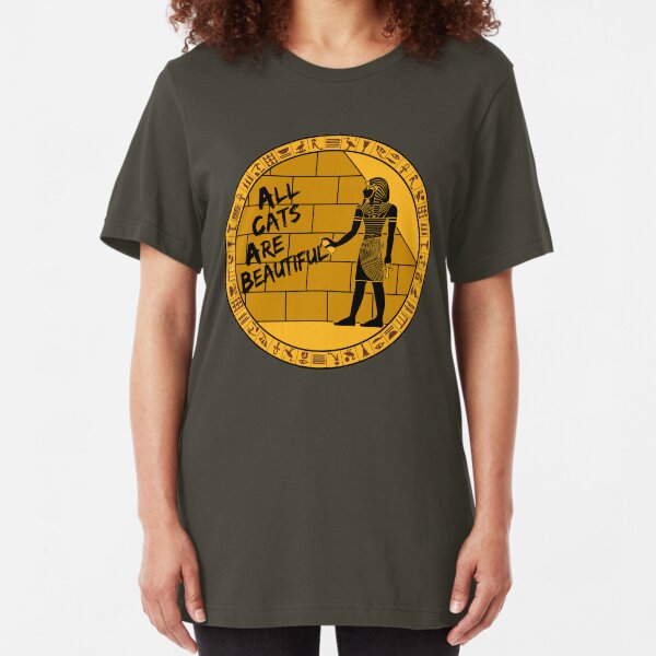 All Cats Are Beautiful Slim Fit T-Shirt