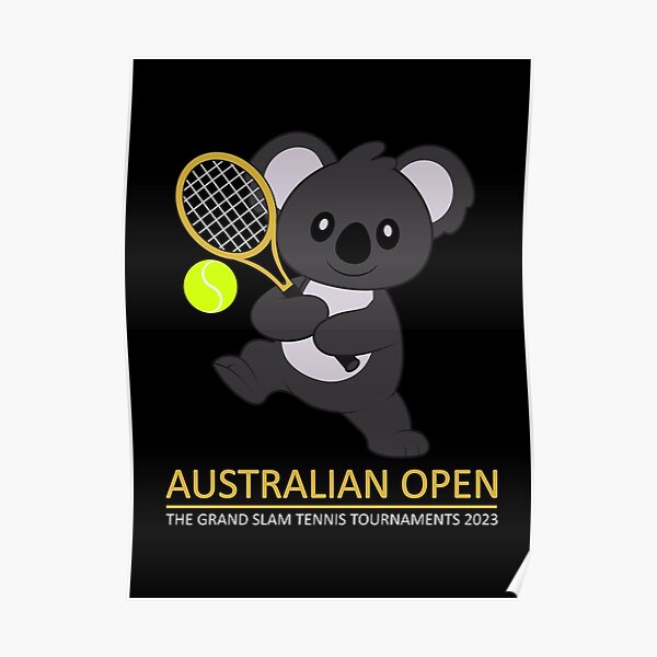 “Cute Koala For Tennis Australian Open 2023” Poster for Sale by wahyuni