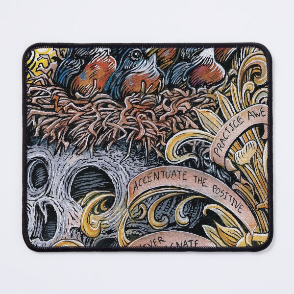 Item preview, Robins nesting in a Momento Mori, with some good advice designed and sold by Ty Meier.