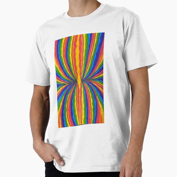Rainbow Prism Ms. Flower Tshirts Black