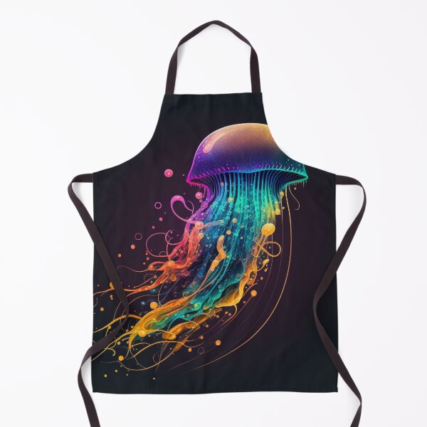 Item preview, Colorful Jellyfish Floating Through the Ocean Depths #2 designed and sold by Galviato.