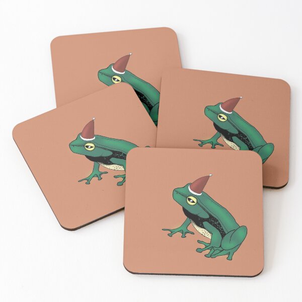 Item preview, Santa Frog Peach designed and sold by spillingthemilk.